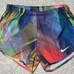 Nike Tempo Running Shorts Galaxy Watercolor Lined. Size XS